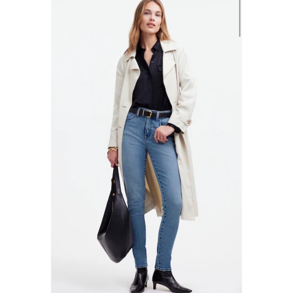 Madewell 10 High-Rise Roadtripper Authentic Skinny Jeans Medium Wash 14W